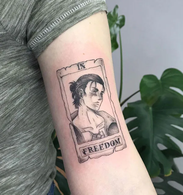 Attack on titan Eren tattoo