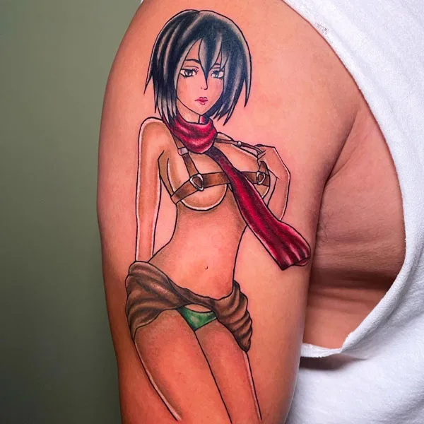 Attack on titan Mikasa tattoo