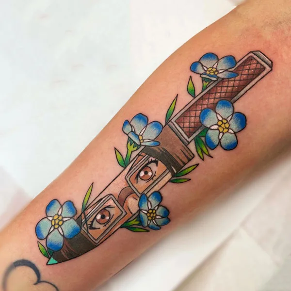 Attack on titan dagger tattoo