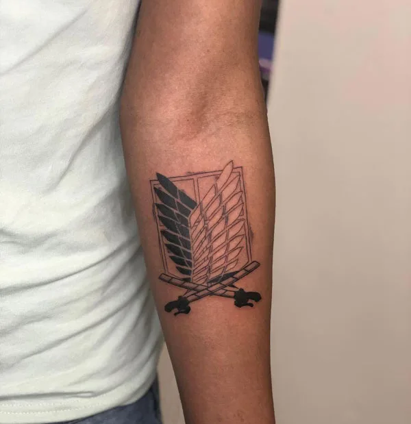 Attack on titan tattoo 12