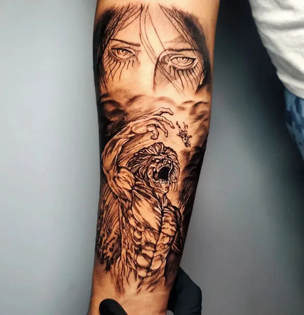Attack on titan tattoo 14
