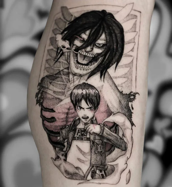 Attack on titan tattoo 3