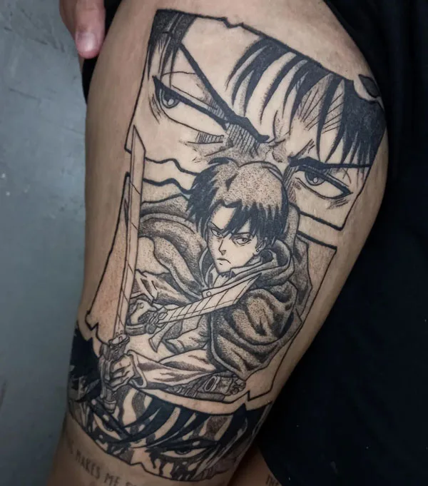 Attack on titan tattoo 75