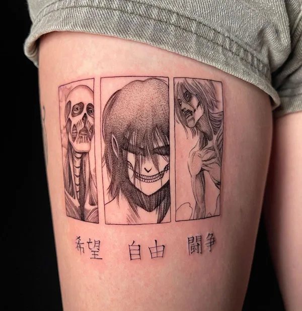 Attack on titan tattoo 8