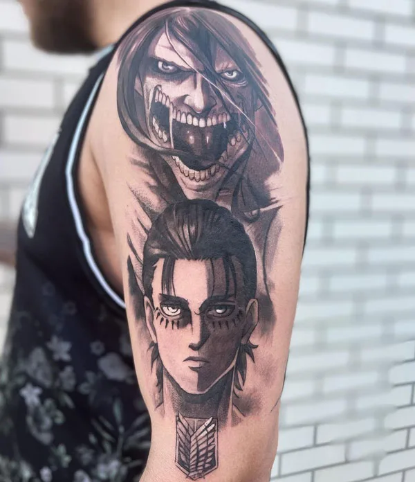 Attack on titan tattoo 80