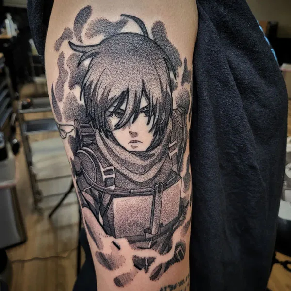 Attack on titan tattoo 86