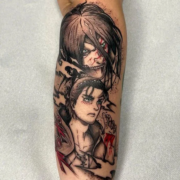 Attack on titan tattoo 87