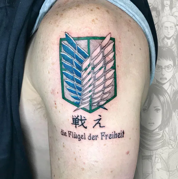 Attack on titan tattoo 88