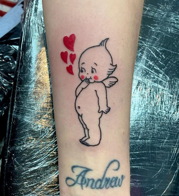 Baby Cupid Tattoo 1