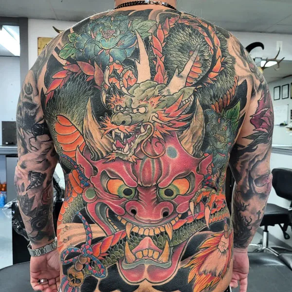 Back dragon tattoo 22