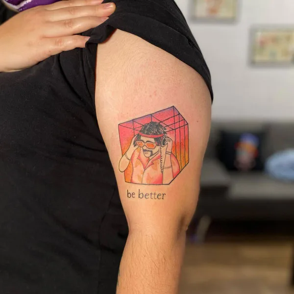 Bad Bunny tattoo 10