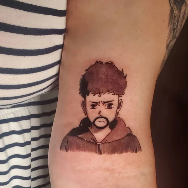 Bad Bunny tattoo 17