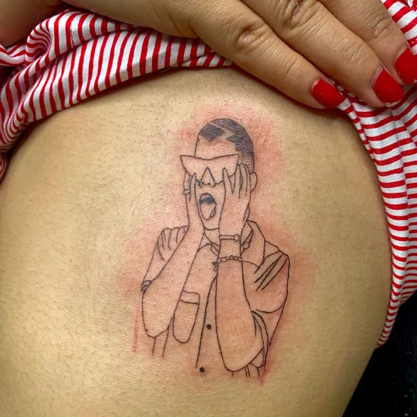 Bad Bunny tattoo 19