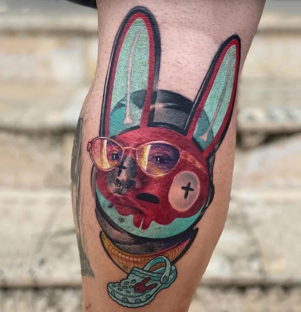 Bad Bunny tattoo 21