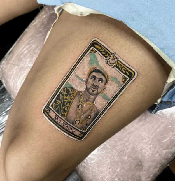 Bad Bunny tattoo 26