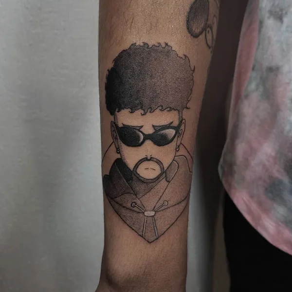 Bad Bunny tattoo 27