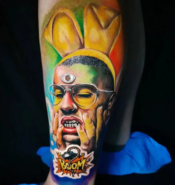 Bad Bunny tattoo 29