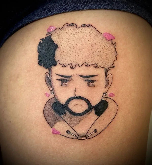 Bad Bunny tattoo 40