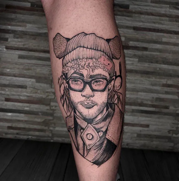 Bad Bunny tattoo 42