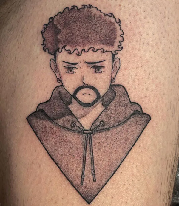 Bad Bunny tattoo 46