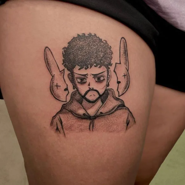 Bad Bunny tattoo 51