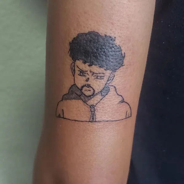 Bad Bunny tattoo 54