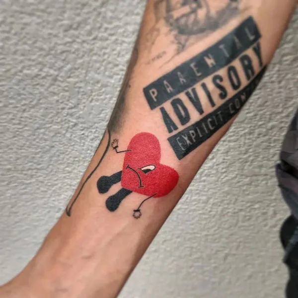 Bad Bunny tattoo 55