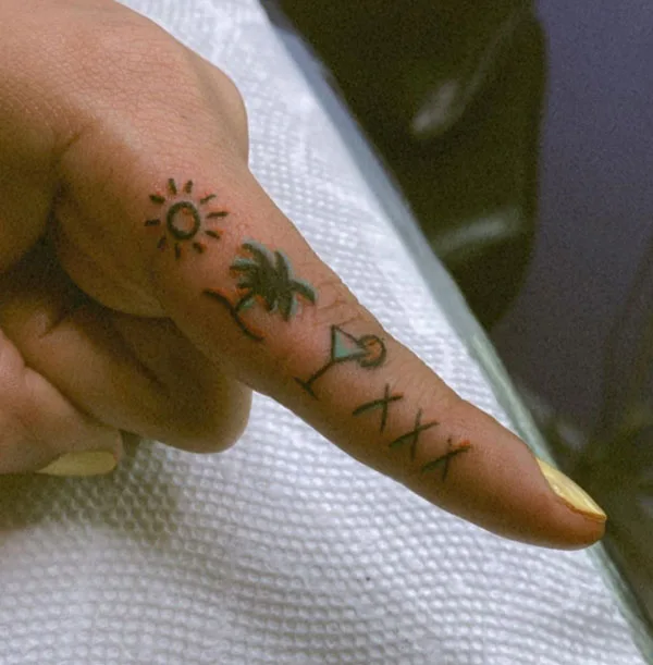 Bad Bunny tattoo 62