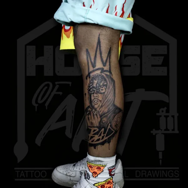 Bad Bunny tattoo 66