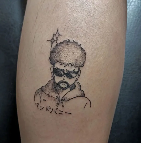 Bad Bunny tattoo 73