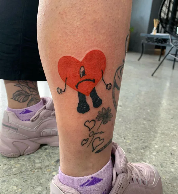 Bad Bunny tattoo 75