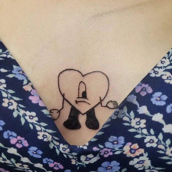 Bad Bunny tattoo 77