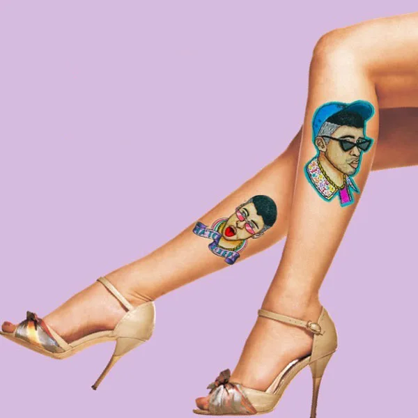 Bad Bunny tattoo 8
