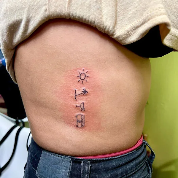 Bad Bunny tattoo 83