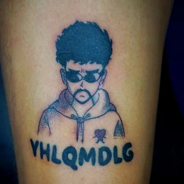Bad bunny yhlqmdlg tattoo