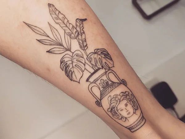 Banana Leaf Tattoo 2