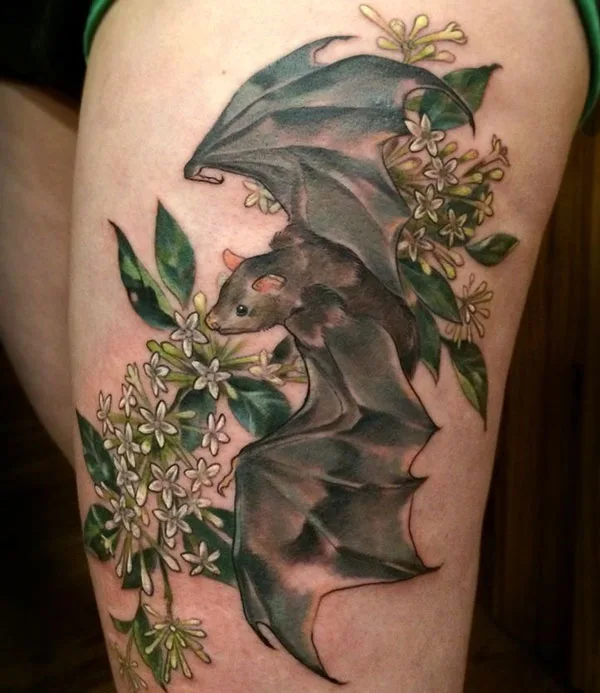 Bat tattoo 100
