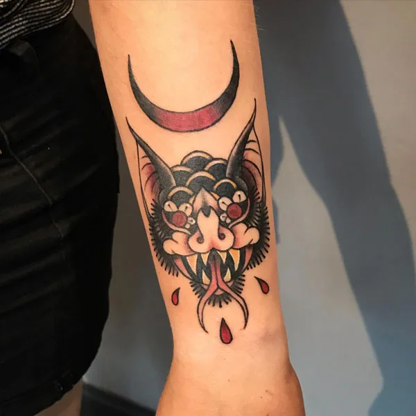 Bat tattoo 12