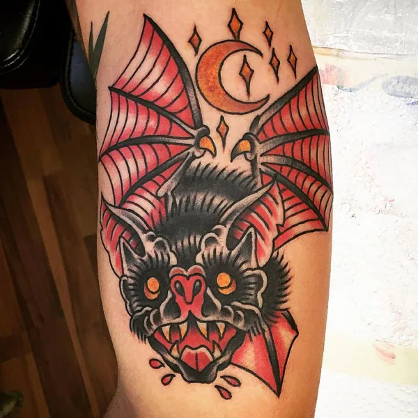Bat tattoo 123