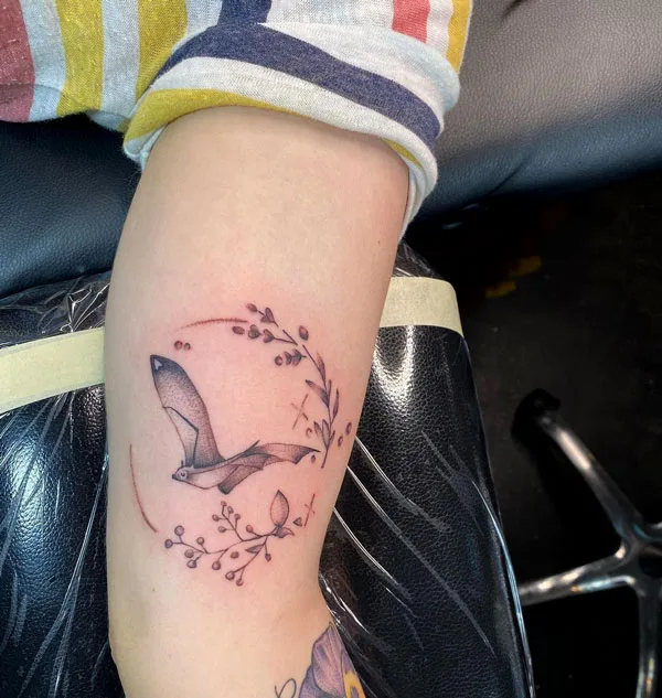 Bat tattoo 126