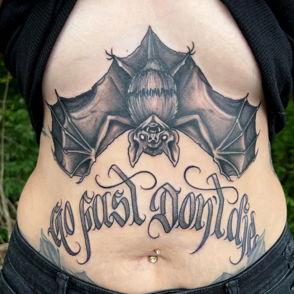 Bat tattoo 132