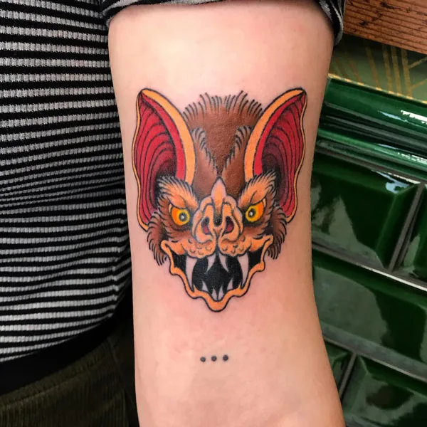 Bat tattoo 14