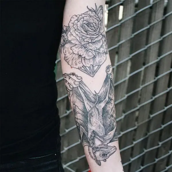 Bat tattoo 17