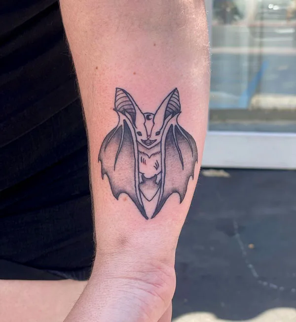 Bat tattoo 170