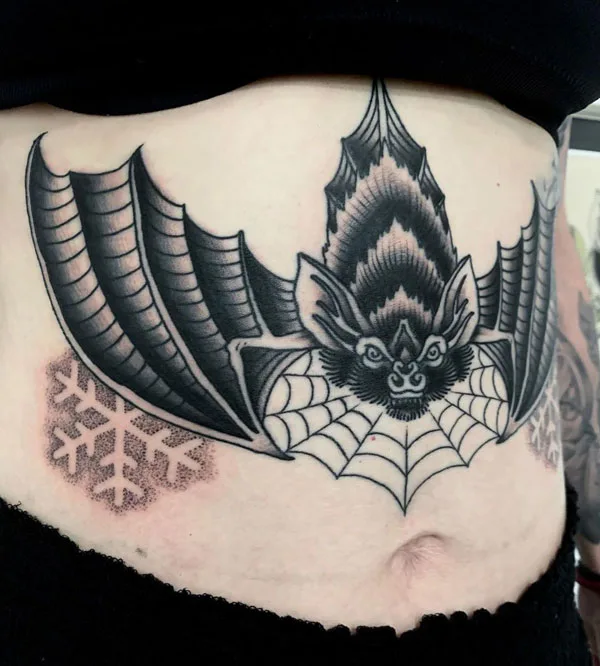 Bat tattoo 174