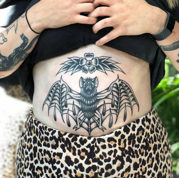 Bat tattoo 179