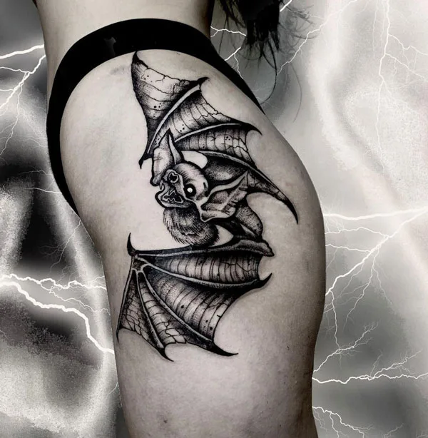Bat tattoo 186