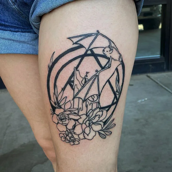 Bat tattoo 189