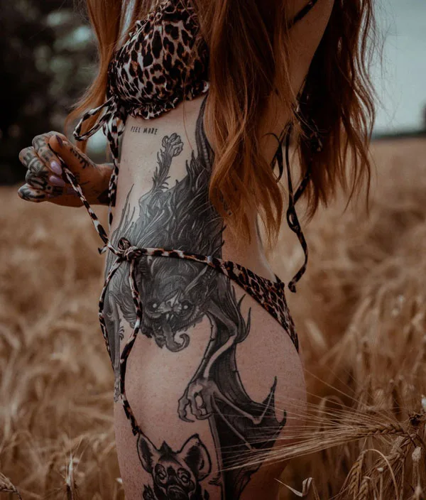 Bat tattoo 195