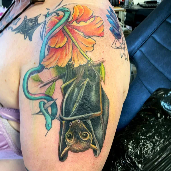 Bat tattoo 196